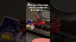 FPGA HDMI Image LUT 1st attempt #fpga #technology