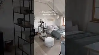 How to properly furnish a 1-room apartment 🤗 
