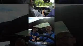 Cadillac LYRIQ Super Cruise Self Driving! It even changes lanes itself! #cadillaclyriq #shorts