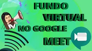 Como colocar fundo virtual personalizado no Google Meet- ROSY CRI 