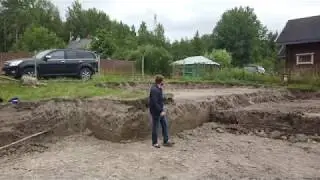 Фундамент на уклоне. Сроки поехали. (2 серия)