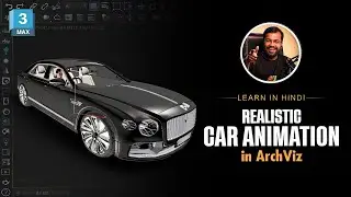 3ds Max Car Animation Tutorial | Full Realistic Animation Workflow in Hindi