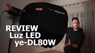 Review Luz LED ye DL80W y Parabólico Godox, Excelente combo para video