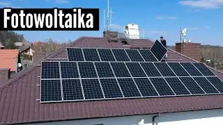 Fotowoltaika instalacja: panel Bruk-Bet Solar, falownik - inwerter Huawei + okablowanie