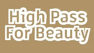 Autodesk Flame Quick Tip - Episode 11 - High Pass Filter For Beauty Work