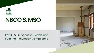 NBC & MSO CPD : Overview of Part C and D to achieve compliance with Building Regulations
