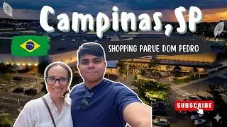 Exploring Brazil's MASSIVE Mall! | Shopping Parque Dom Pedro, Campinas