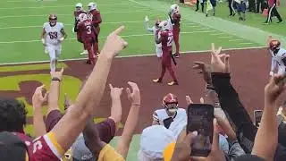 Sam Howell Touchdown Run Coming Right at your Television. #Section110