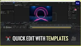 Effortless After Effects Editing with Templates 🎬 | Beginner-Friendly Guide 🌟