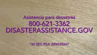 IEMA-OHS 30-second PSA - Disaster Assistance (Spanish)