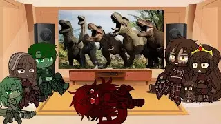 T-Rexes evolution of T-Rex in the movies&TV react to gacha