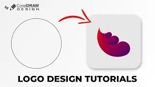 Abstract Ocean wave logo design | Coreldraw | Coreldrawdesign | Coreldraw Tutorials |