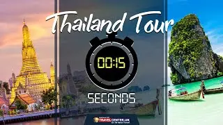 Thailand tour in 15 seconds | Best places to visit in Thailand