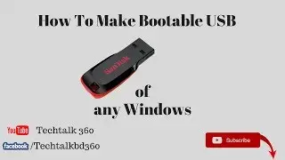 How to Create a bootable usb pendrive || Easily