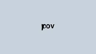 Ariana Grande - pov (visual lyric video)