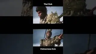 Black Myth Wukong English VS Chinese VS Thai VS Vietnamese Voice Dub