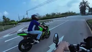 MT-09 ซ่าล่า zx10r (ขำๆนะ)