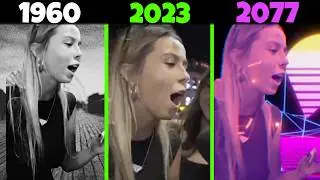 Hawk Tuah Girl in Different years