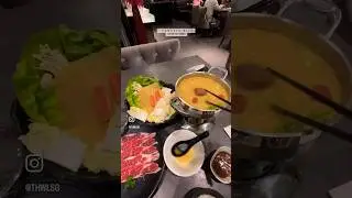 Pumpkin Milk Hot Pot Set Dinner #pumpkinmilk #hotpot #bonelessribeye #beef #shabu #chawanmushi #beer