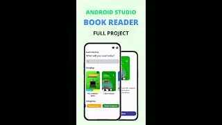 #shorts | Book Reader Demo Android Studio | PDF Reader | Get Full Tutorial and Source Code | Project
