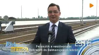 Fejlesztik a vasútvonalat Debrecen és Balmazújváros között