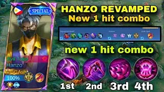 HANZO REVAMPED NEW 1 HIT COMBO TRICKS (new meta)
