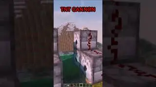 Minecraft TNT Cannon #minecraft #minecraftshorts #minecraftmemes