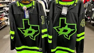 THIS BURLINGTON HAD $29 DALLAS STARS JERSEYS!