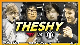 FAKER vs THESHY (Worlds 2025 CoStreams ━ Day 1)