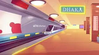 Train Subway Animation | Hyper-Realistic 3D Subway Train Animation by Rabi Chowdhury