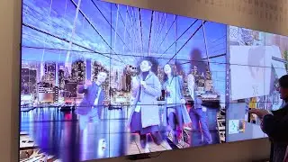 DOOHapps ISE 2015 Interactive Video Wall, RAI Amsterdam