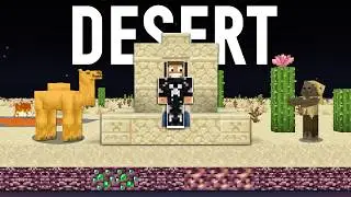 Hardcore, but it's a superflat desert world