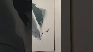 Abstract mixed media paintings by Emily Newman of Emily Anne Art Studio + Gallery Chimera Atlanta