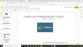 Performance Testing-10Jan-LoadRunner Professional Intro-VuGen