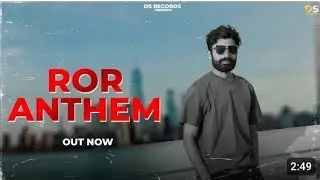 ROR ANTHEM  @GaamdiAala || Deepu Chaudhary || ror boy song