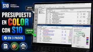 🖥️¡Como CAMBIAR LOS COLORES de los títulos en un presupuesto en S10!