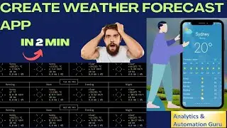 🌤️ Weather Forecast App | Weather Forecast App using Bat🌧️
