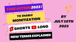 Action Required  Accept New Terms to Monetize YouTube Shorts & Long Videos 2023 Explained
