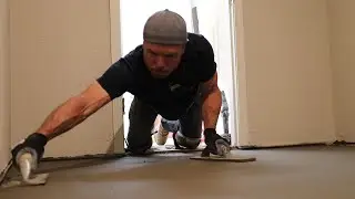 Perfectly Flat Floor!!!-  How to Float a Floor for Tile (Mortar Bed)