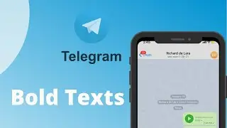 How to Bold Text in Telegram 2021 | Format Messages in Telegram