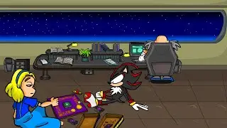Shadow serves a drink.