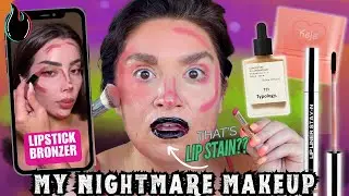 VIRAL MAKEUP TRENDS THAT ARE MY NIGHTMARE! ... HAPPY HALLOWEEN 🎃