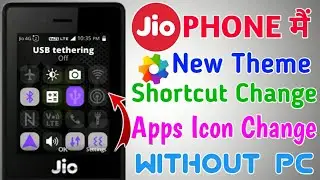 jio phone android launcher: jio phone icon change: jio phone shortcut change: jio phone new theme👌