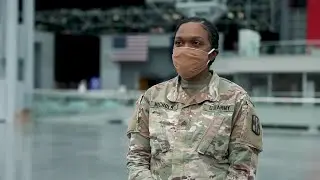 Army Sgt. Jasmine Nichols talks about her role as a behavioral health technician
