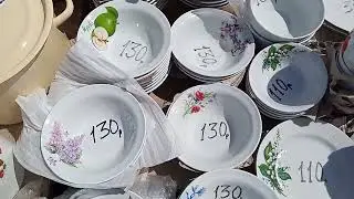 Переславль-Залесский. Воскресный рынок. Посуда с Белоруссии. (18 июня 2023 года)