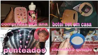 VLOG BOTEI NET EM CASA MAIS CONPRINHAS PRA ANA PENTEADOS EM MIM E EM ANA 😍