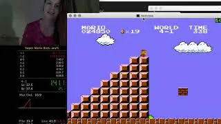 failed SMB speedrun attempt 
