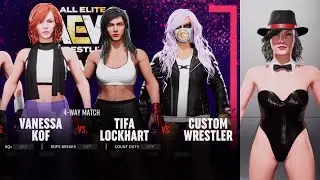 AEW Fight Forever Female Character Creation All Customization Options
