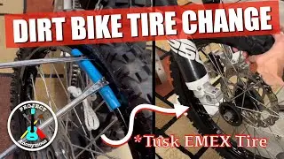 Tusk EMEX T-35 Tire Change on the 2022 Kayo K6 EFI | Tips to Change Your Tire