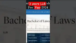 University of London 3 years LLB 